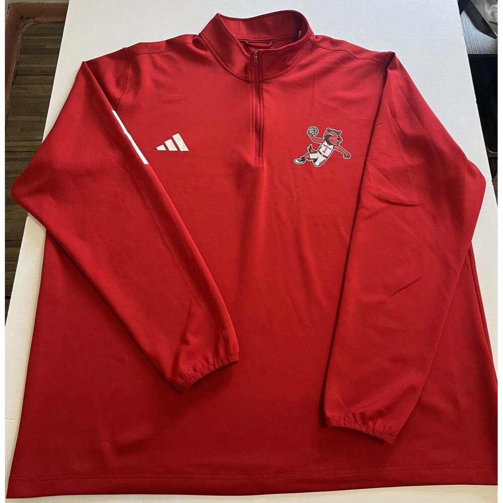 Adidas Arkansas State Red Wolves 1/4 Pullover Long Sleeve Athletic